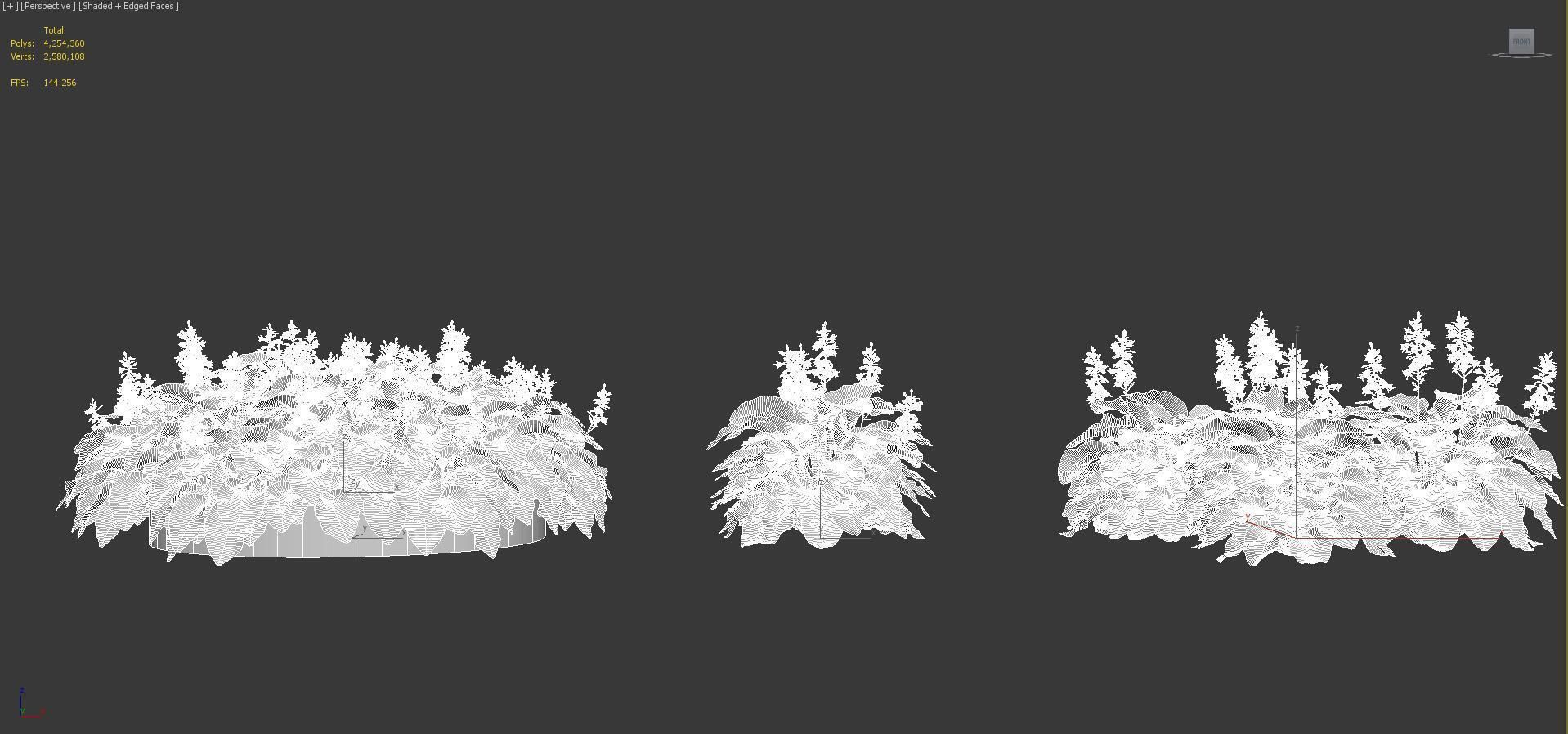 Ground cover plants Collection - Include GrowFX and Mesh file  3D model_113