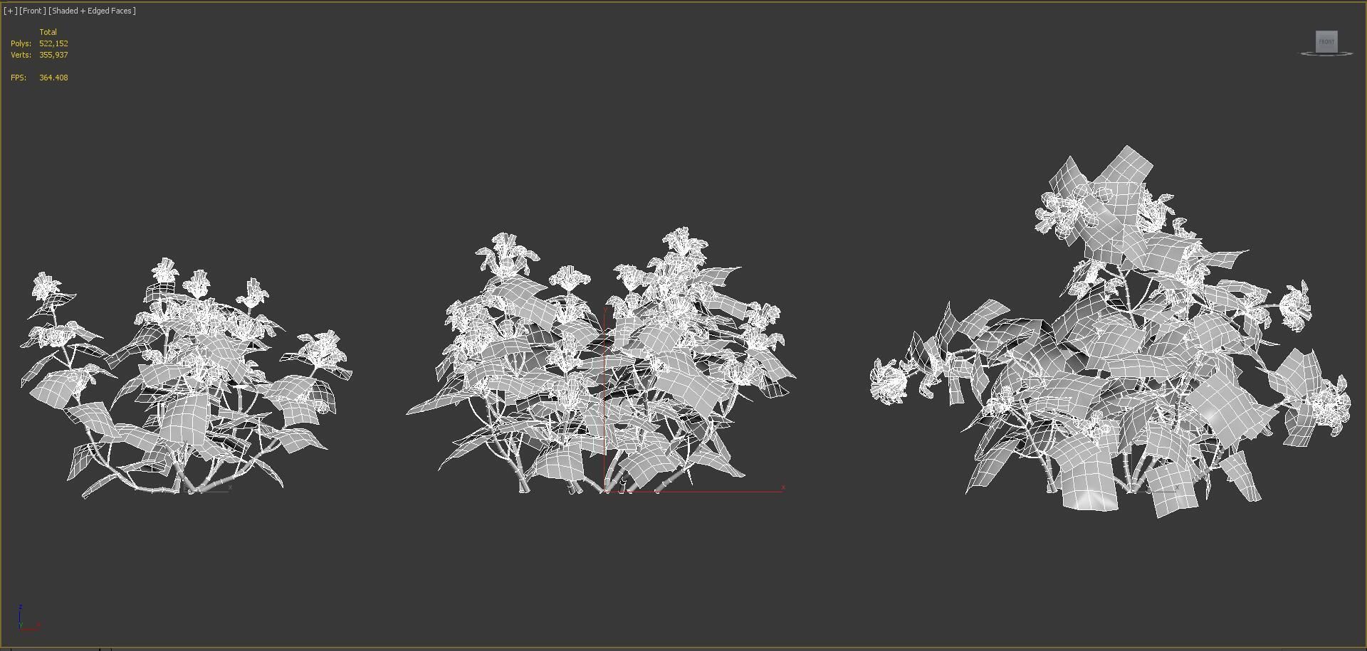 Ground cover plants Collection - Include GrowFX and Mesh file  3D model_121