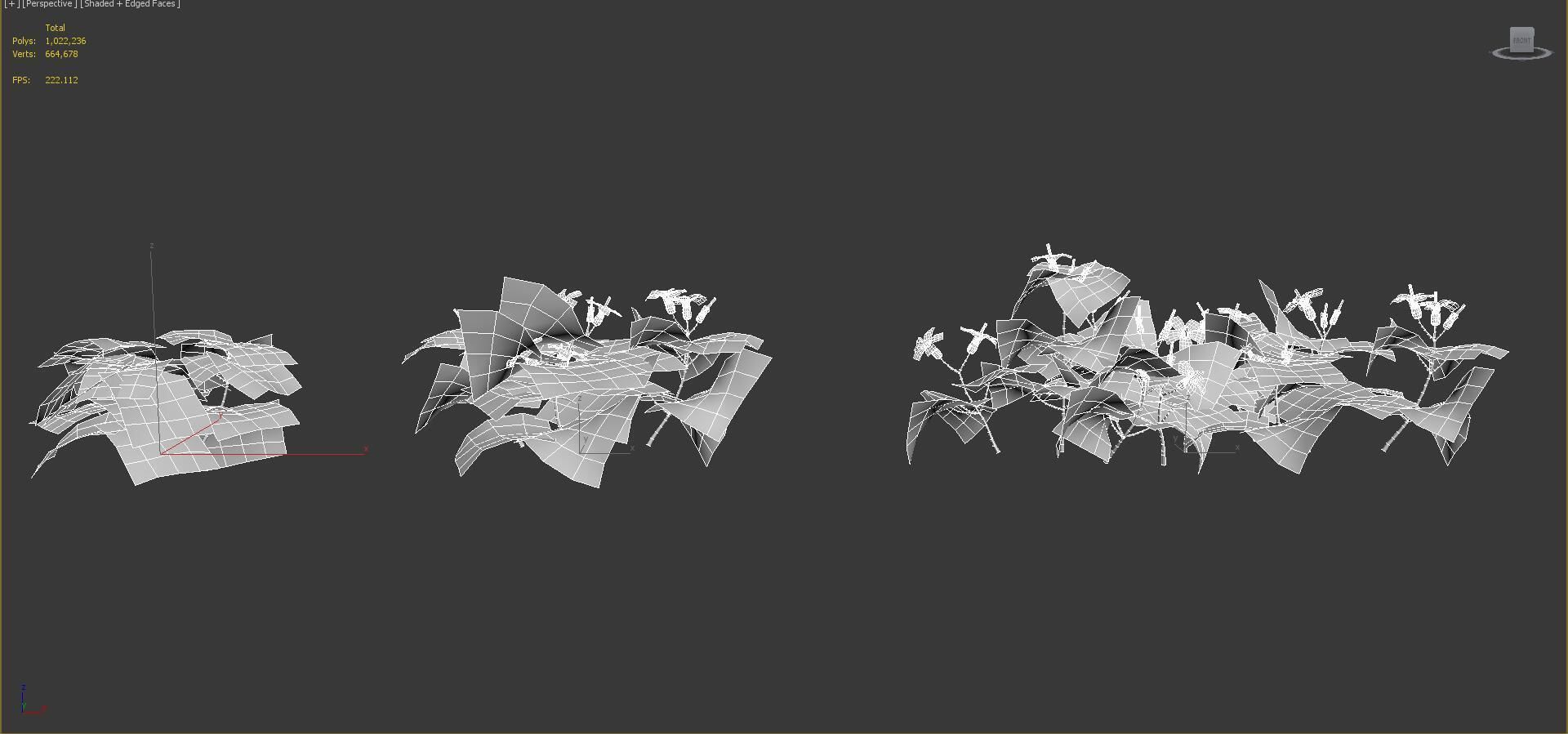 Ground cover plants Collection - Include GrowFX and Mesh file  3D model_108