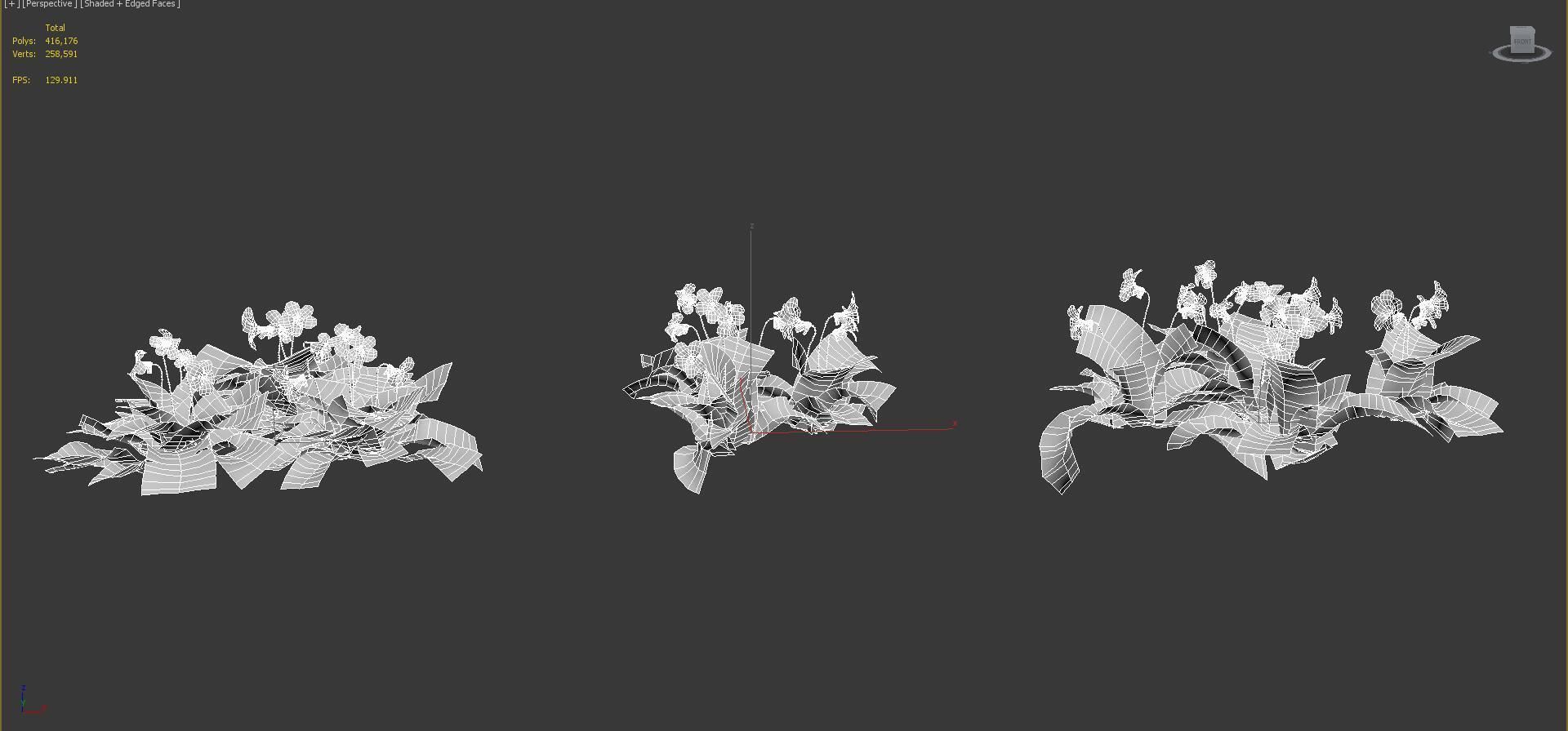 Ground cover plants Collection - Include GrowFX and Mesh file  3D model_145