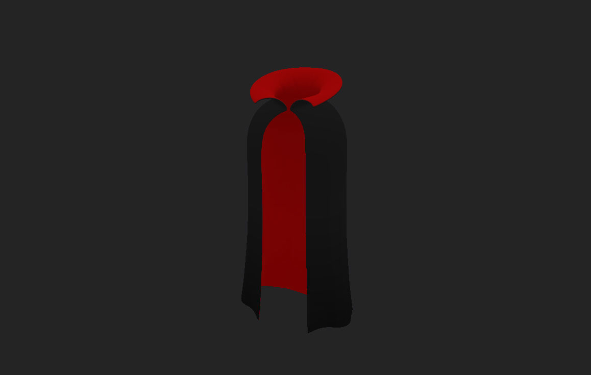 Dracula Cape 3D model_12