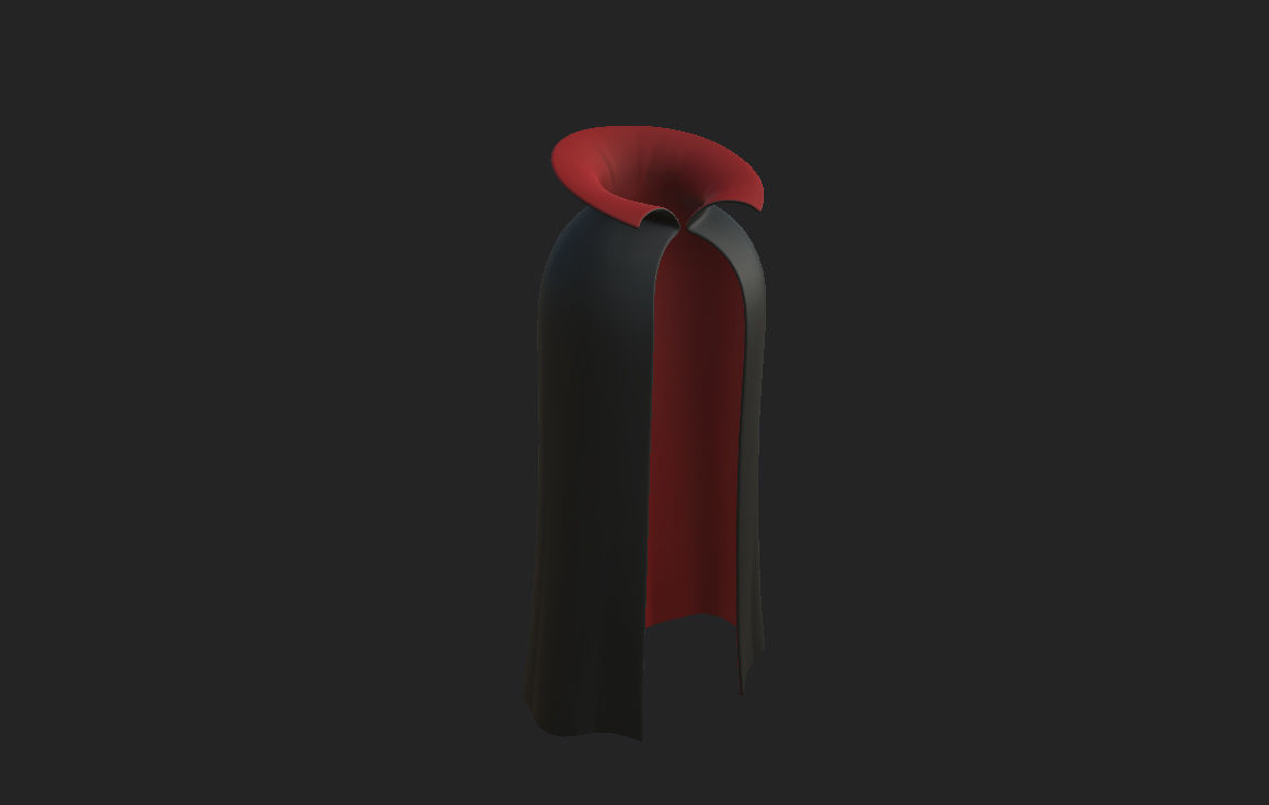 Dracula Cape 3D model_15