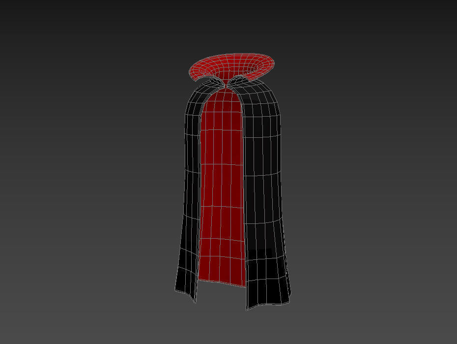 Dracula Cape 3D model_20