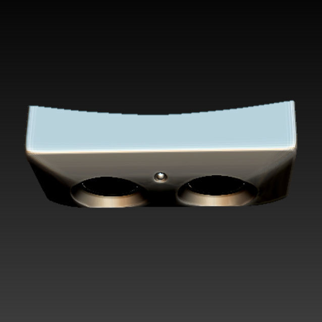 Black RX Buckle 3D print model_2