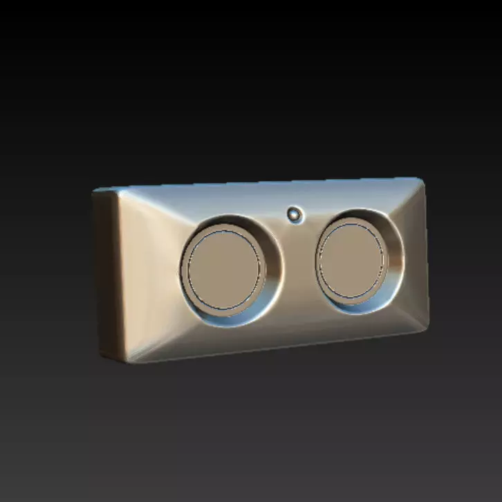 Black RX Buckle 3D print model_0