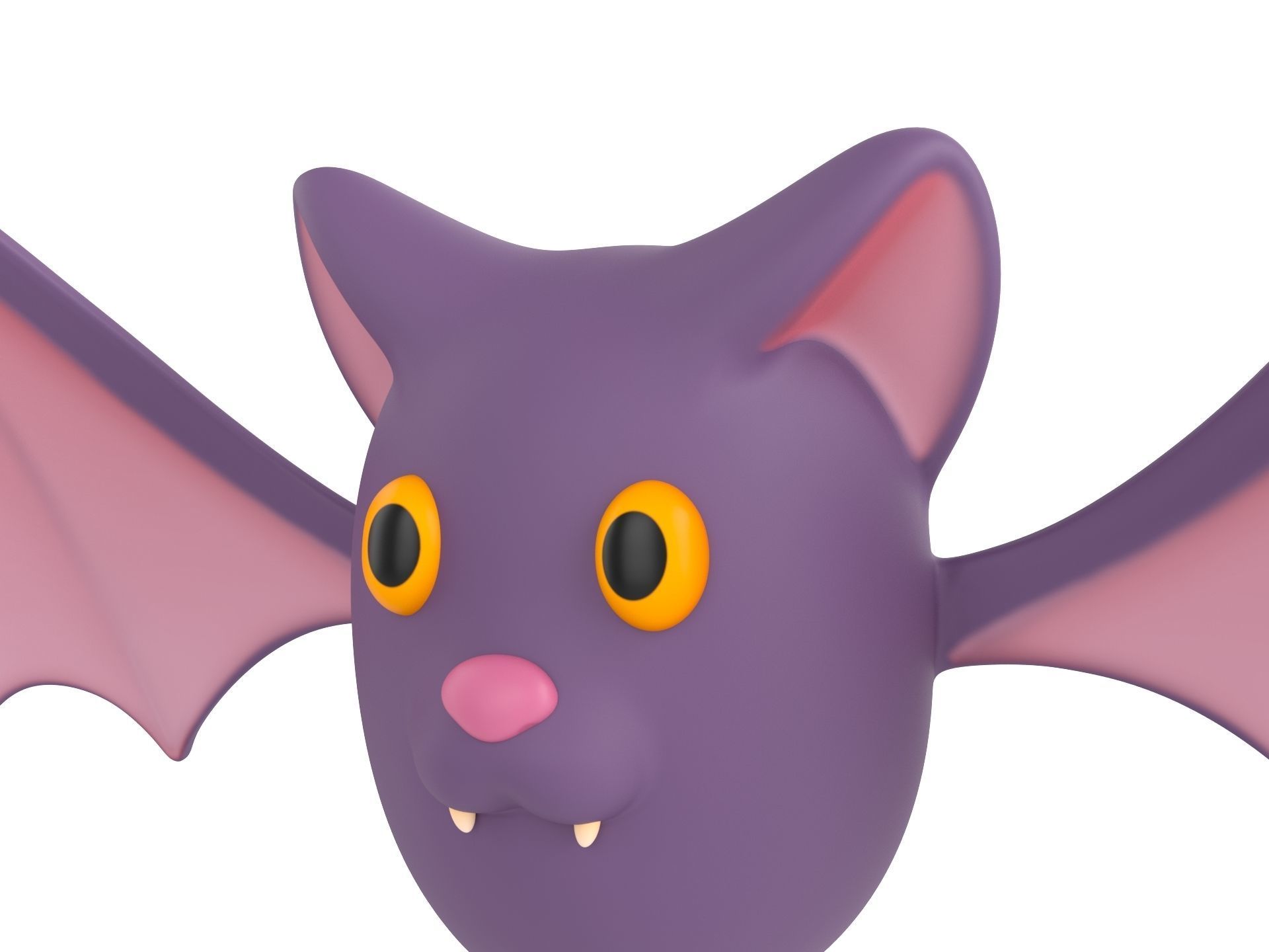 Cartoon Bat 3D model_7