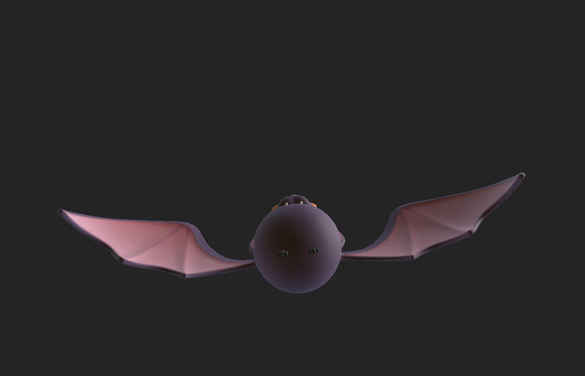 Cartoon Bat 3D model_15