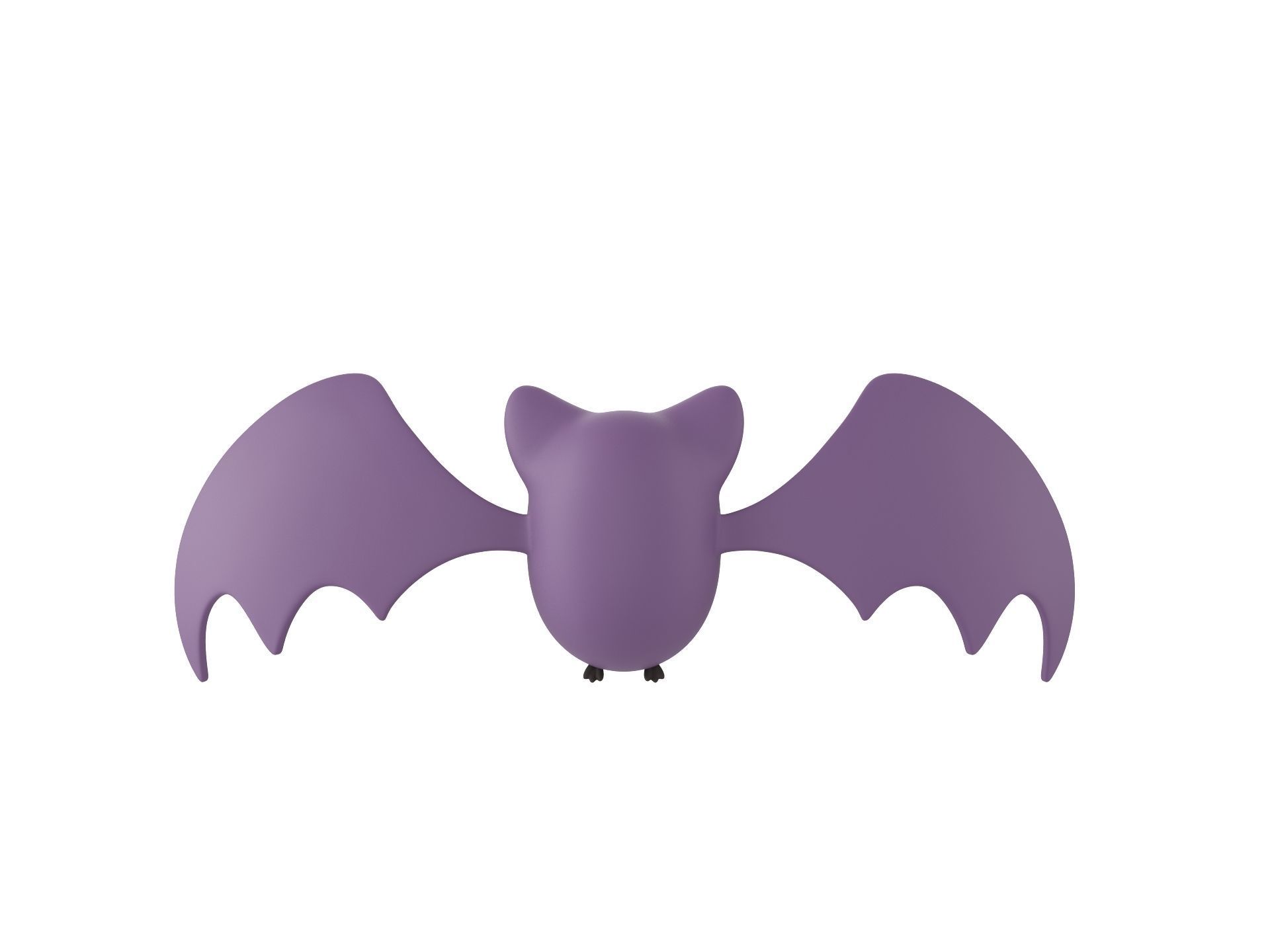 Cartoon Bat 3D model_5
