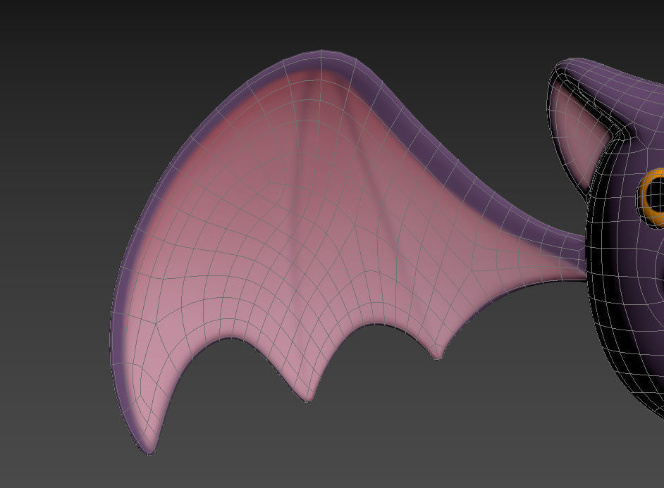 Cartoon Bat 3D model_23