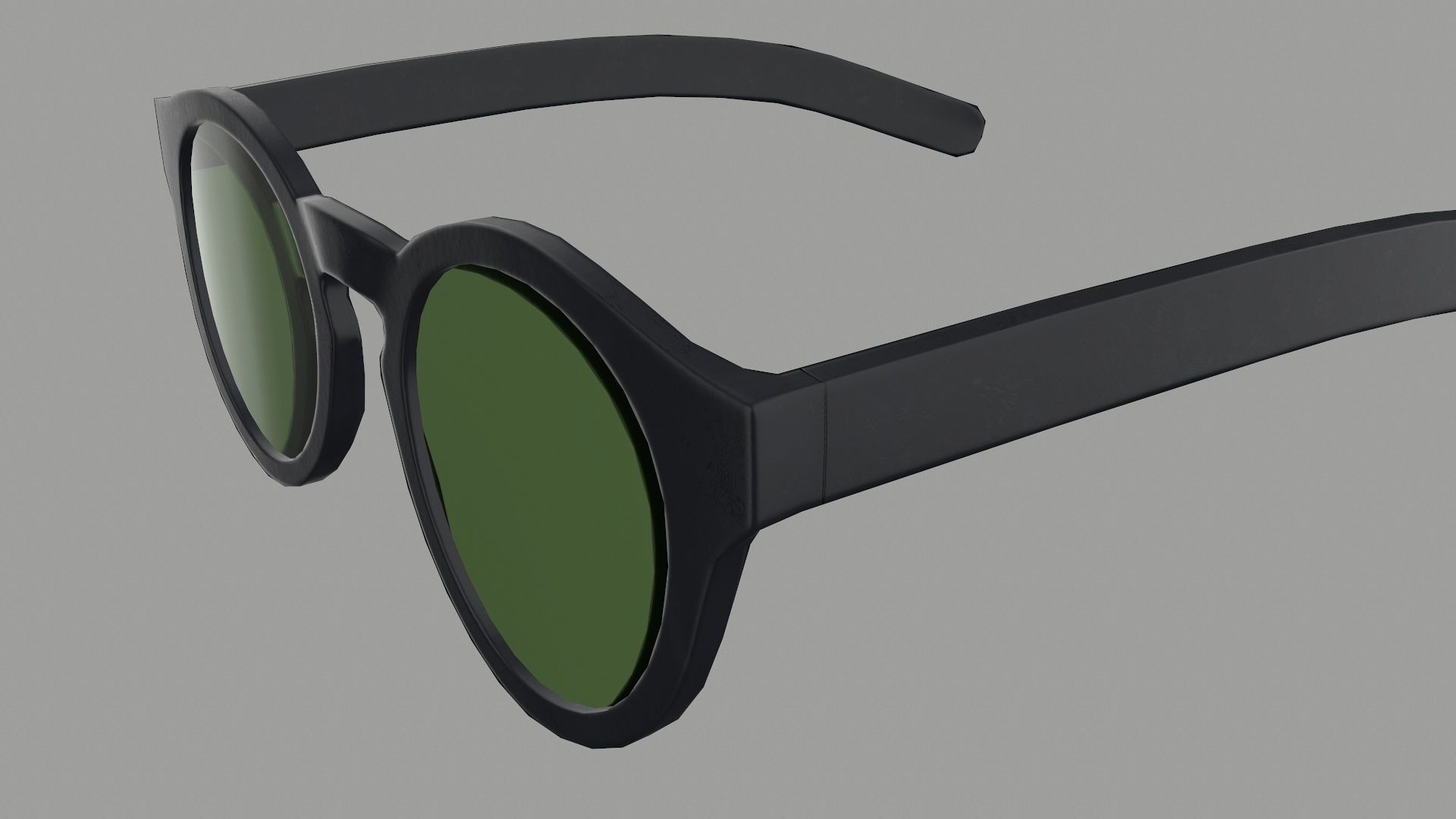 Sunglass for game engines Low-poly 3D model_22