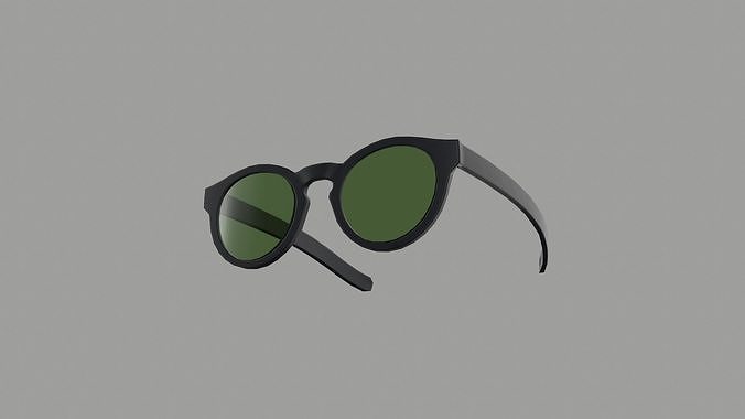 Sunglass for game engines Low-poly 3D model
