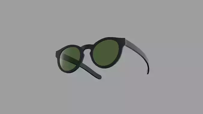 Sunglass for game engines Low-poly 3D model
