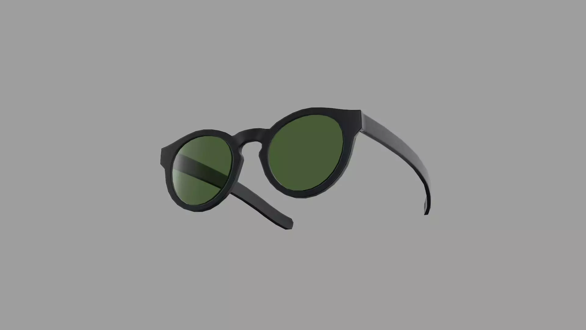 Sunglass for game engines Low-poly 3D model_0