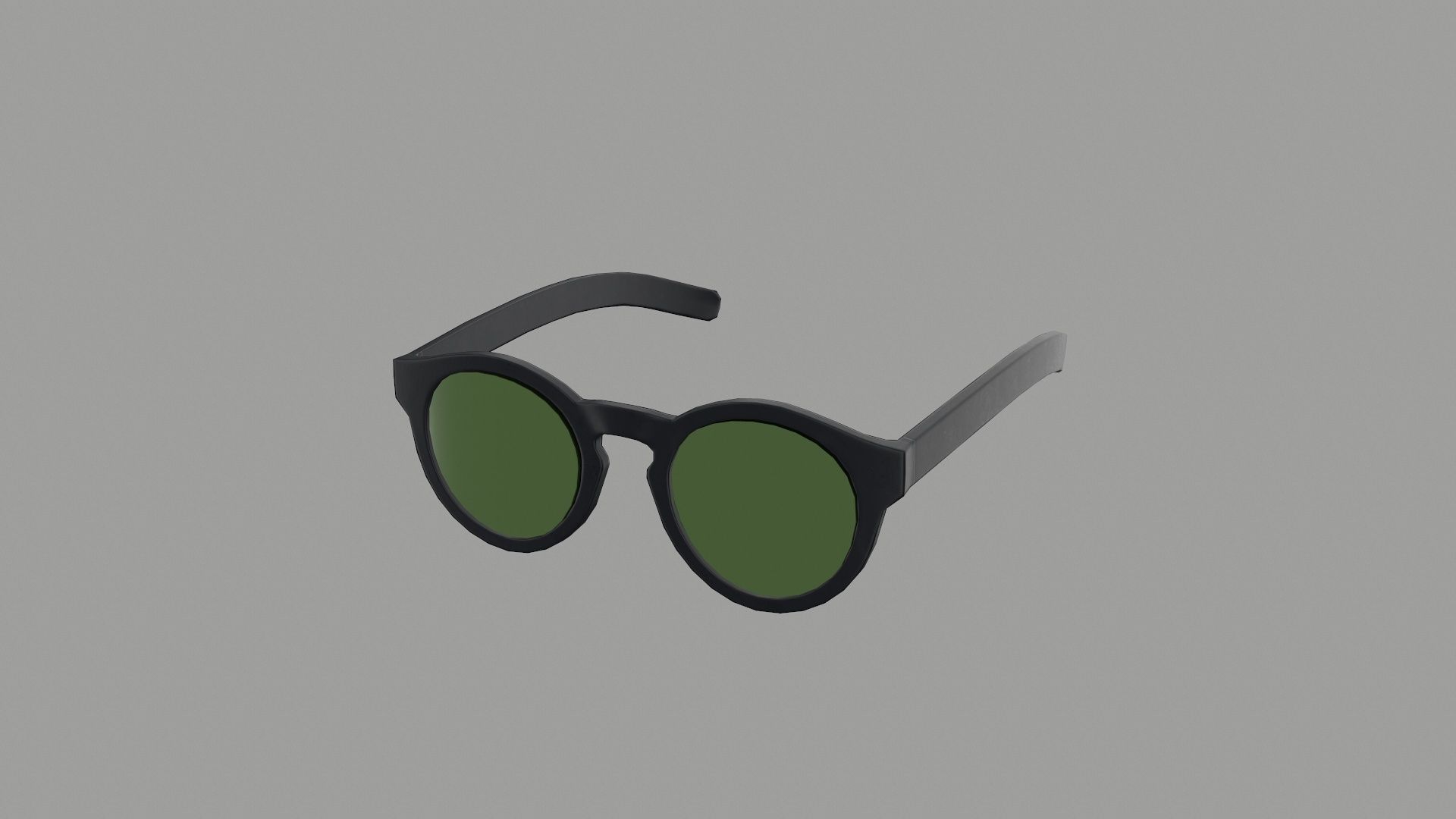 Sunglass for game engines Low-poly 3D model_4