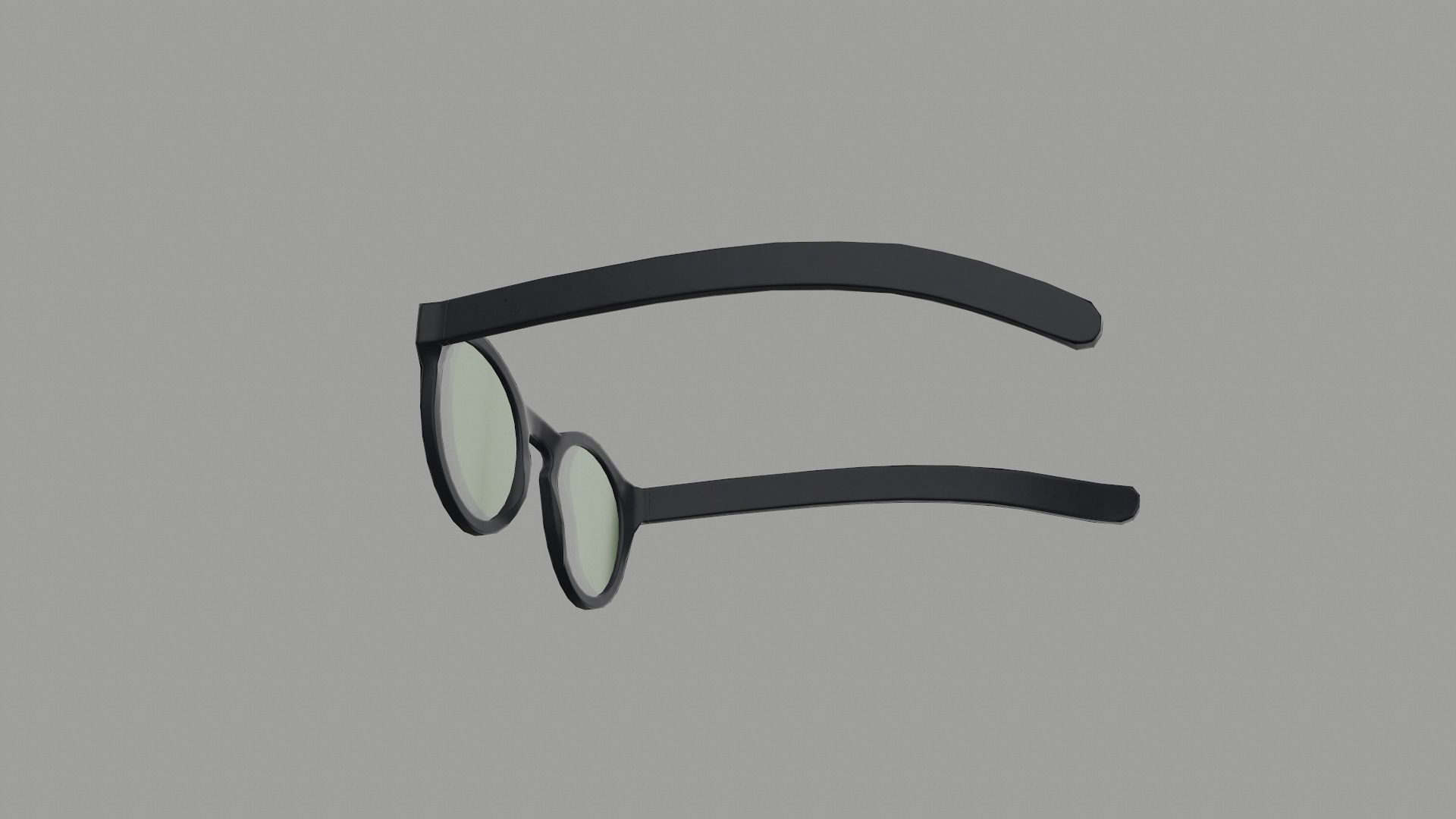 Sunglass for game engines Low-poly 3D model_8