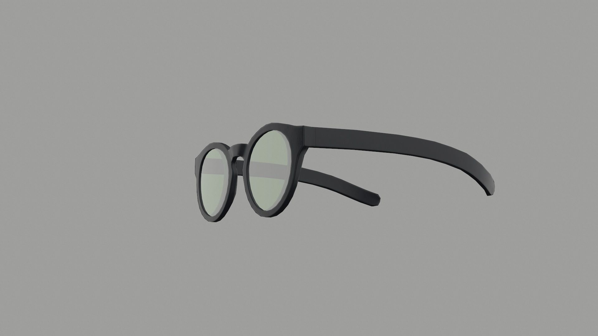 Sunglass for game engines Low-poly 3D model_5