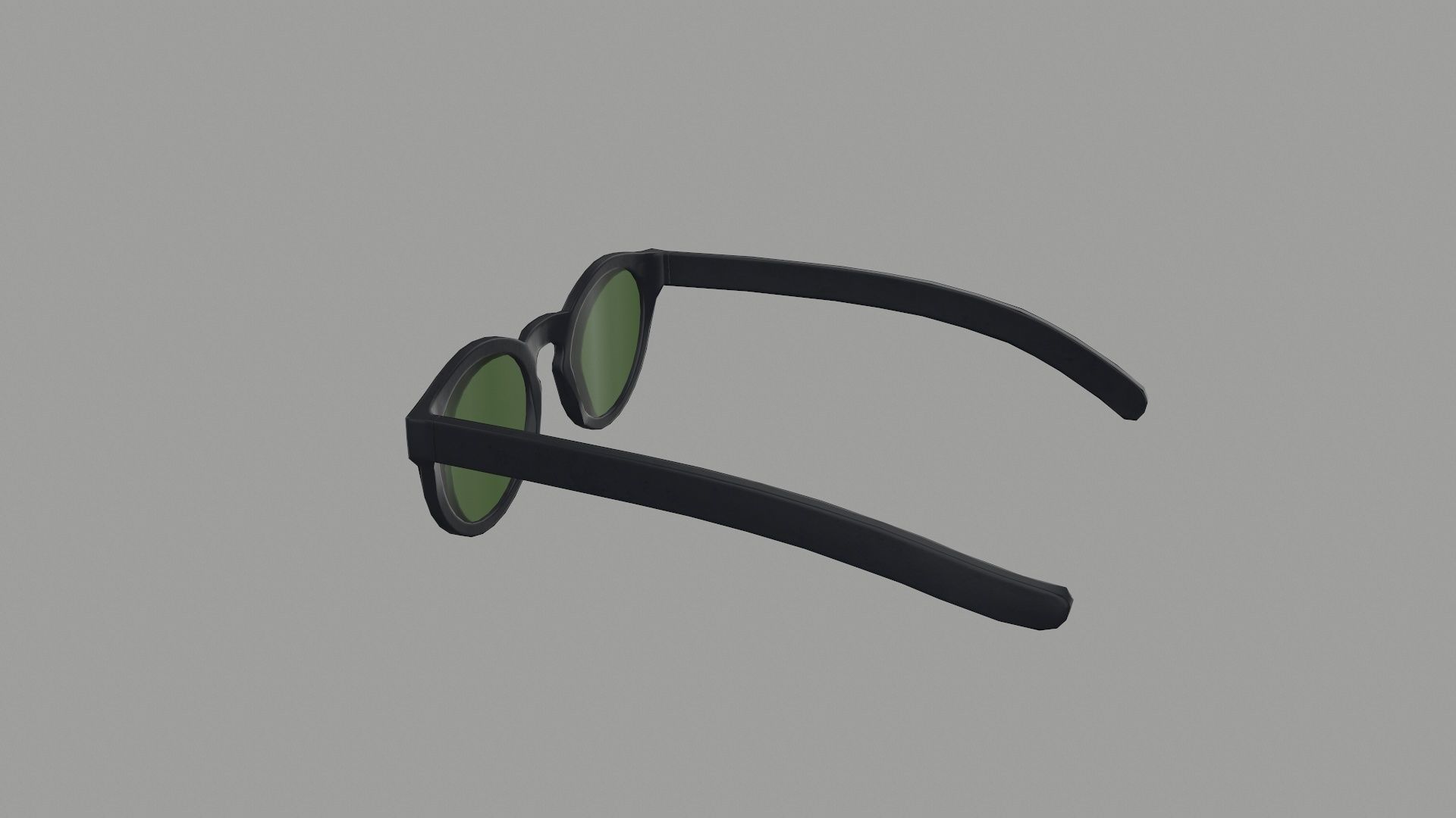 Sunglass for game engines Low-poly 3D model_9