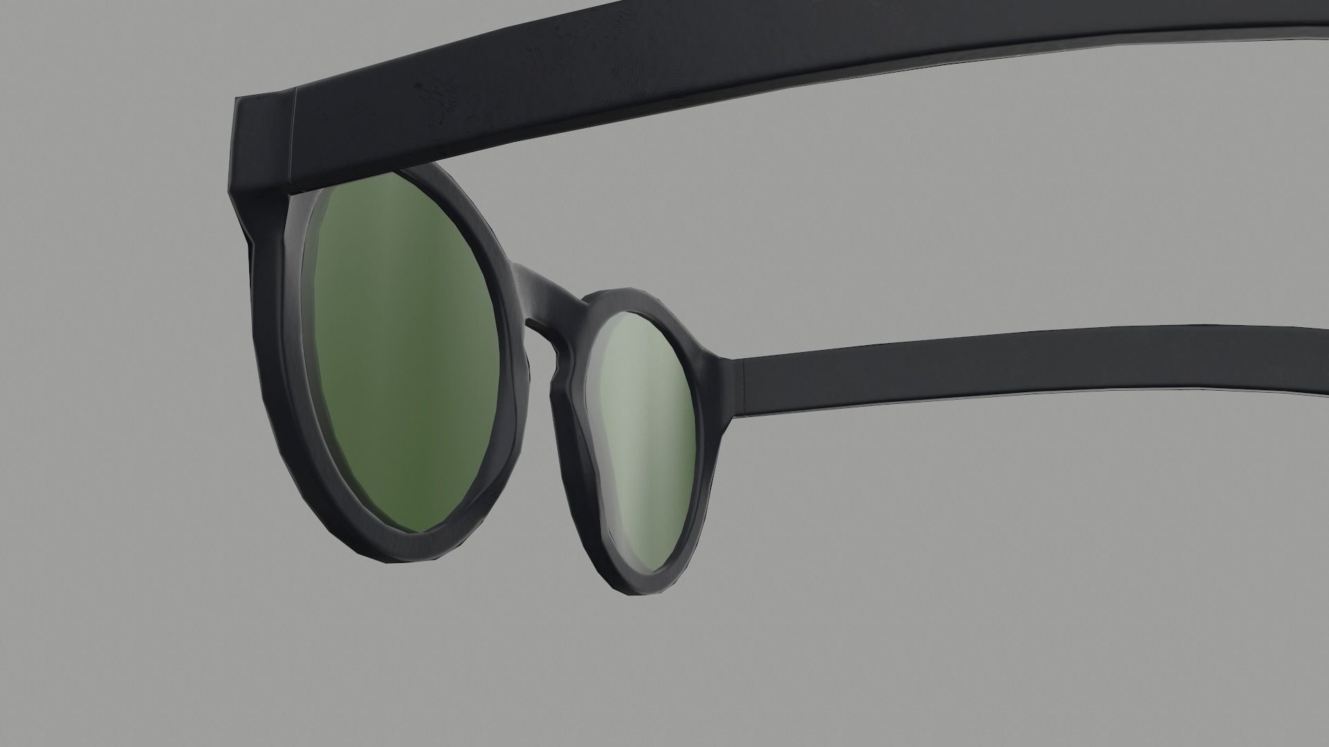 Sunglass for game engines Low-poly 3D model_25