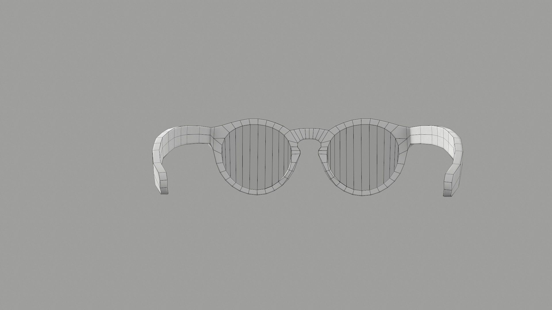 Sunglass for game engines Low-poly 3D model_36
