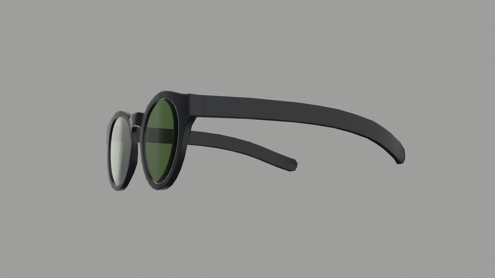 Sunglass for game engines Low-poly 3D model_20