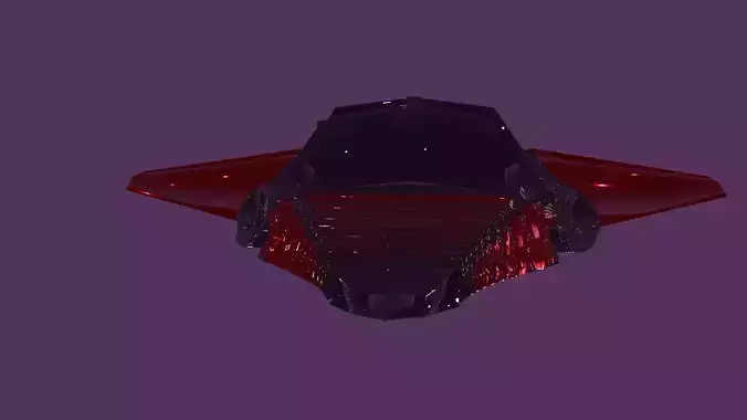space ship Free 3D model