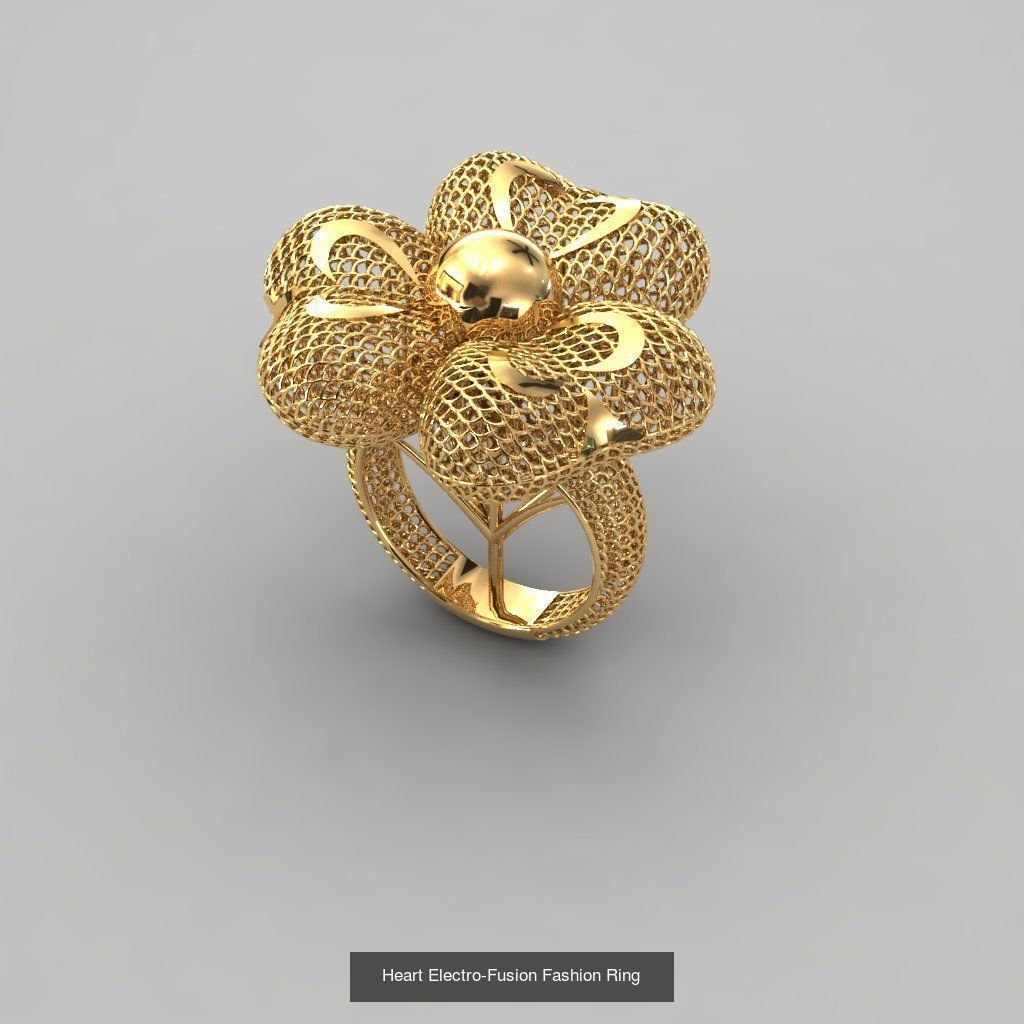 Electro fusion High quality Rings 3D Model Collection_4