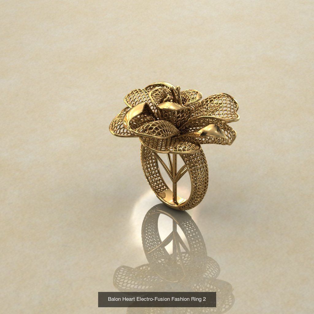 Electro fusion High quality Rings 3D Model Collection_9