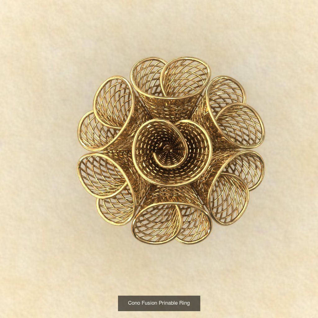 Electro fusion High quality Rings 3D Model Collection_13