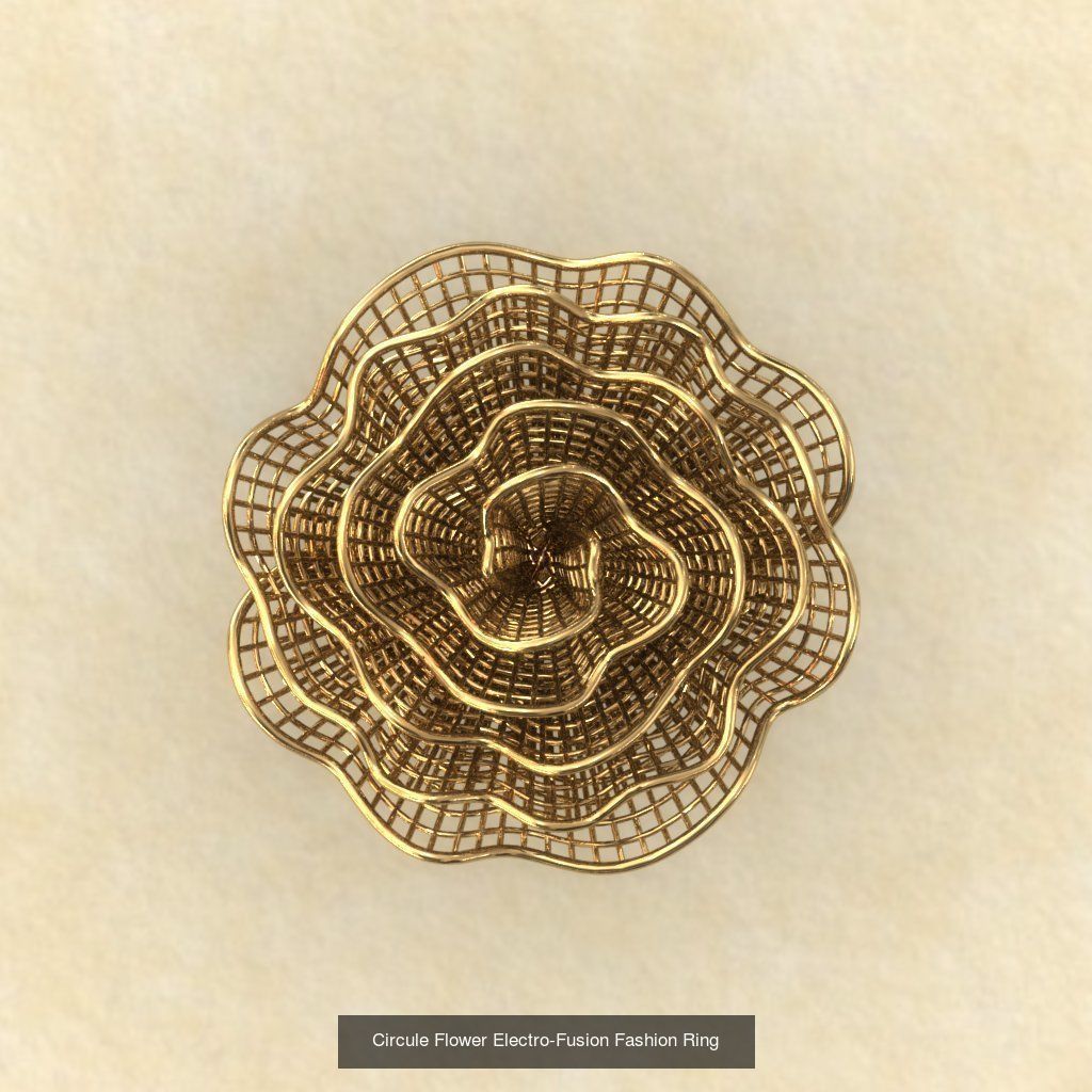 Electro fusion High quality Rings 3D Model Collection_25