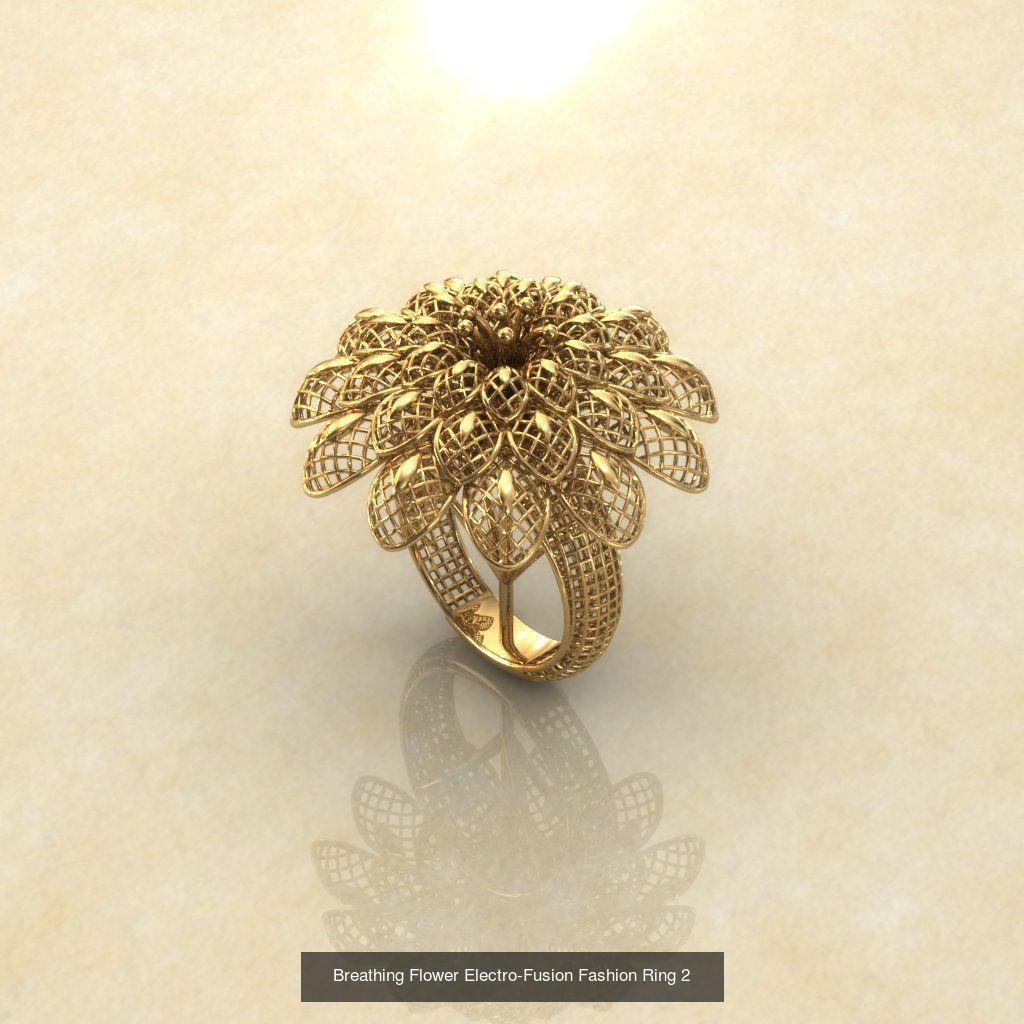 Electro fusion High quality Rings 3D Model Collection_12