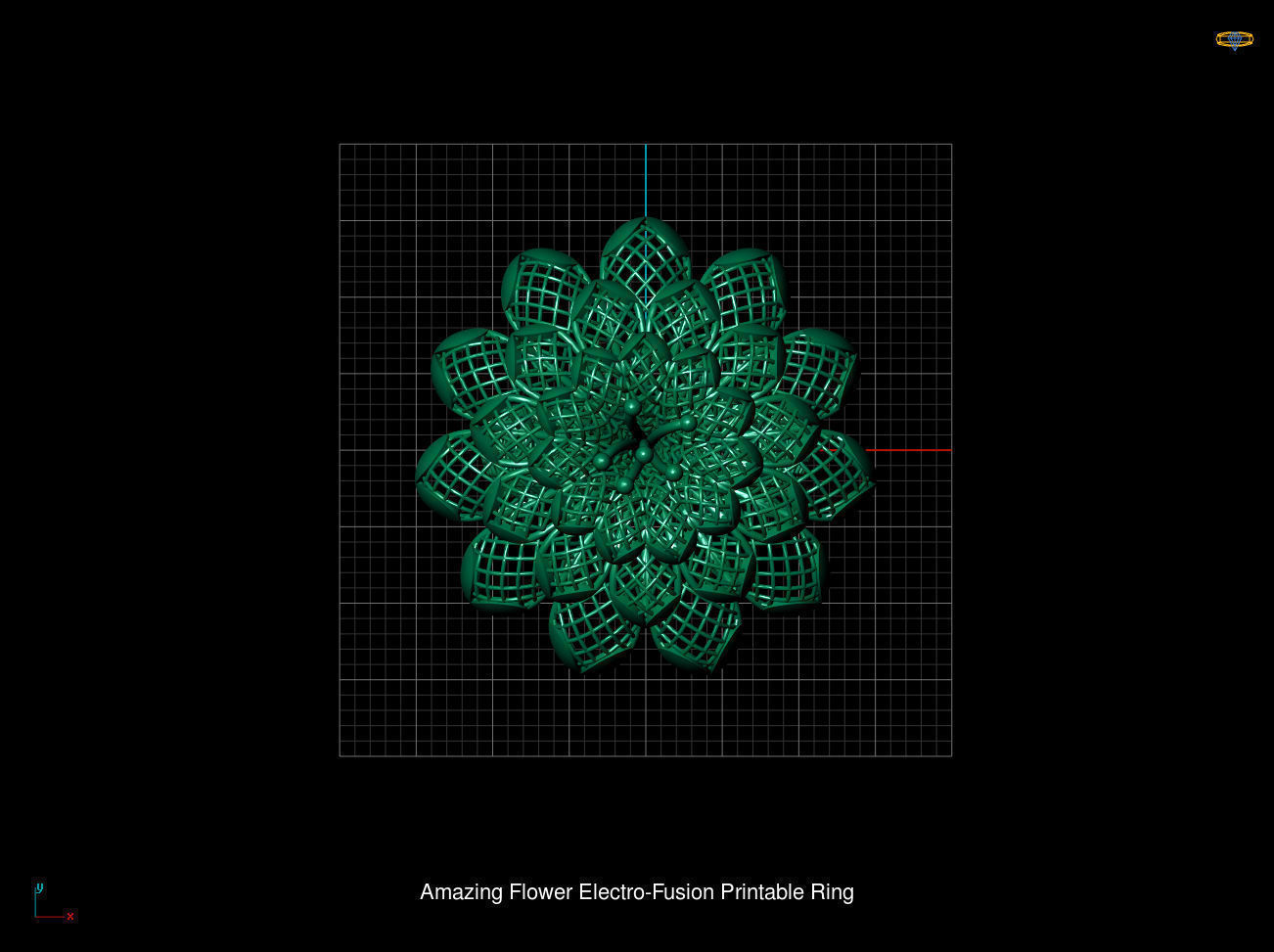 Electro fusion High quality Rings 3D Model Collection_11