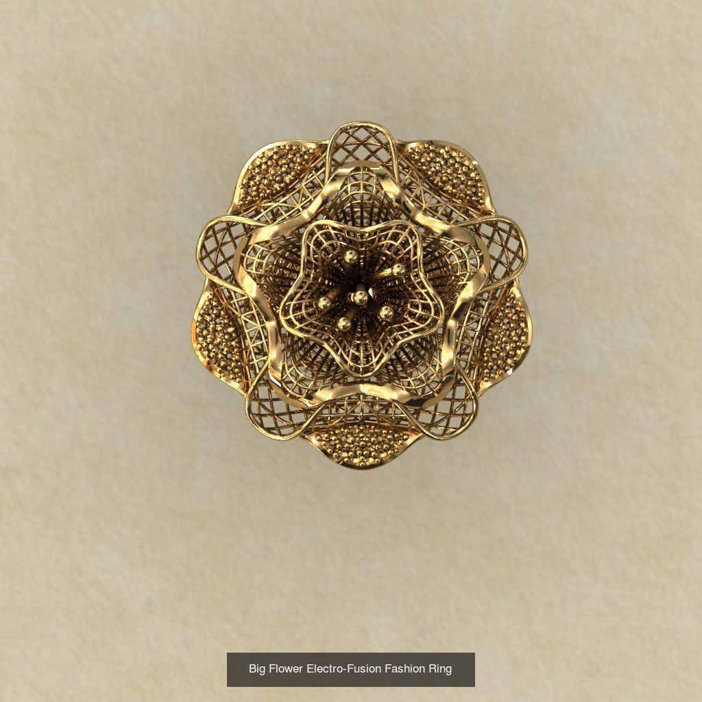 Electro fusion High quality Rings 3D Model Collection_20