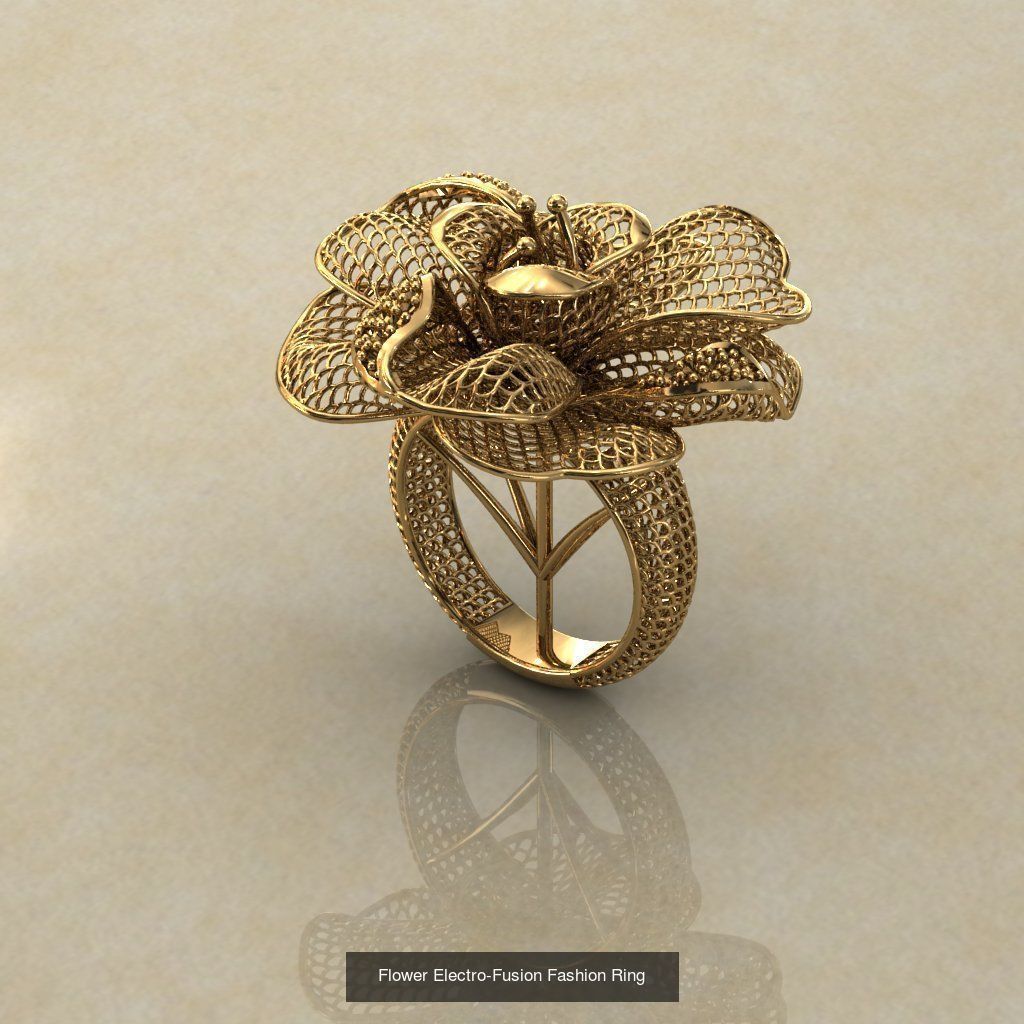 Electro fusion High quality Rings 3D Model Collection_5