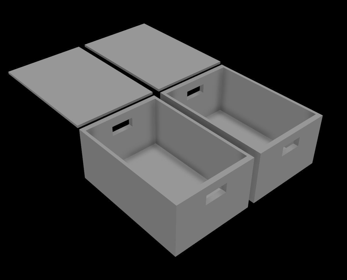 vintage beer crate - PBR Low-poly 3D model_8