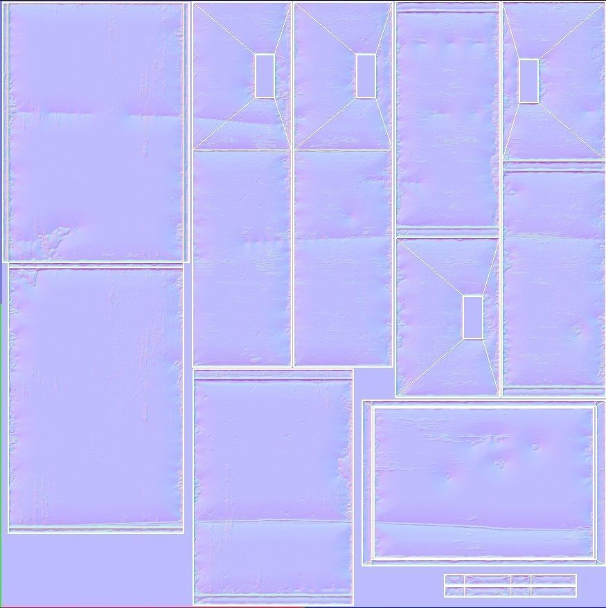 vintage beer crate - PBR Low-poly 3D model_10