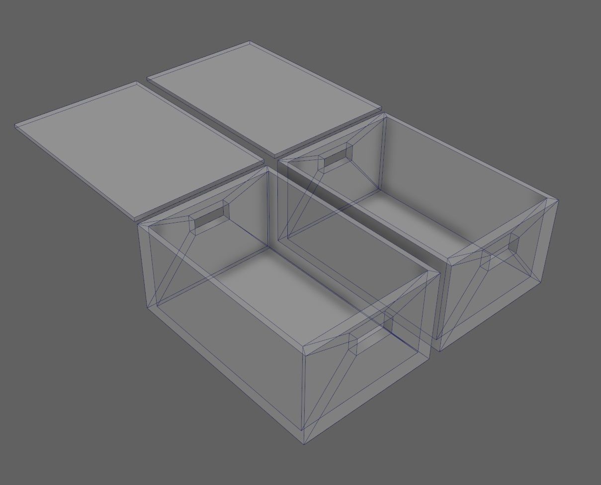 vintage beer crate - PBR Low-poly 3D model_9