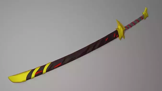YONE katana cosplay League of Legends  LOL  printing