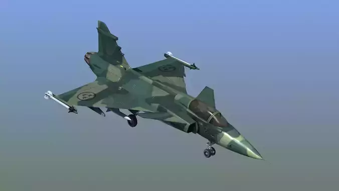 Gripen JAS39 3D model
