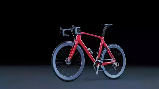 Real tour-de-france bike 3D model