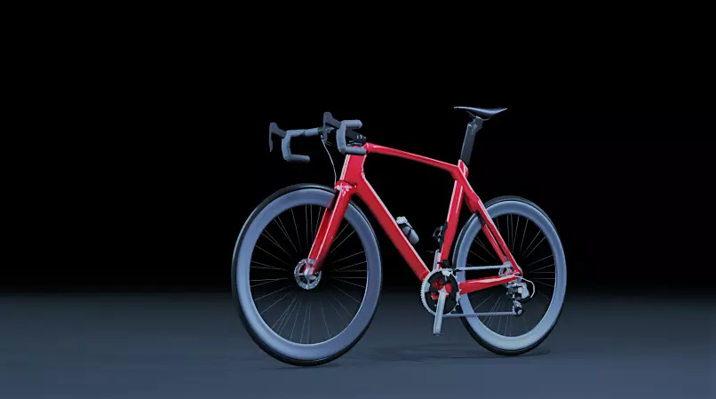 Real tour-de-france bike 3D model