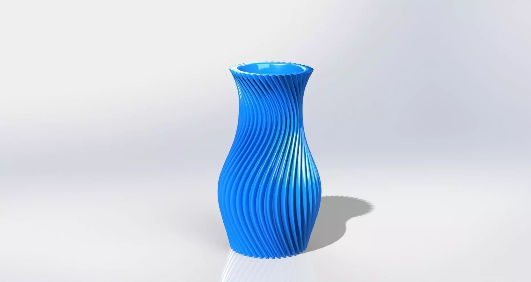 Flower vase 3D print model_0