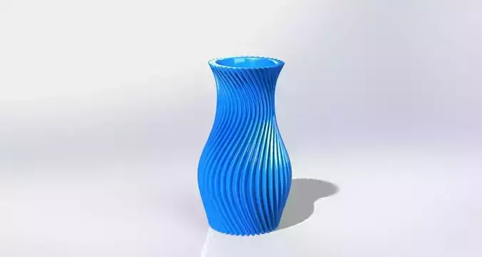 Flower vase 3D print model
