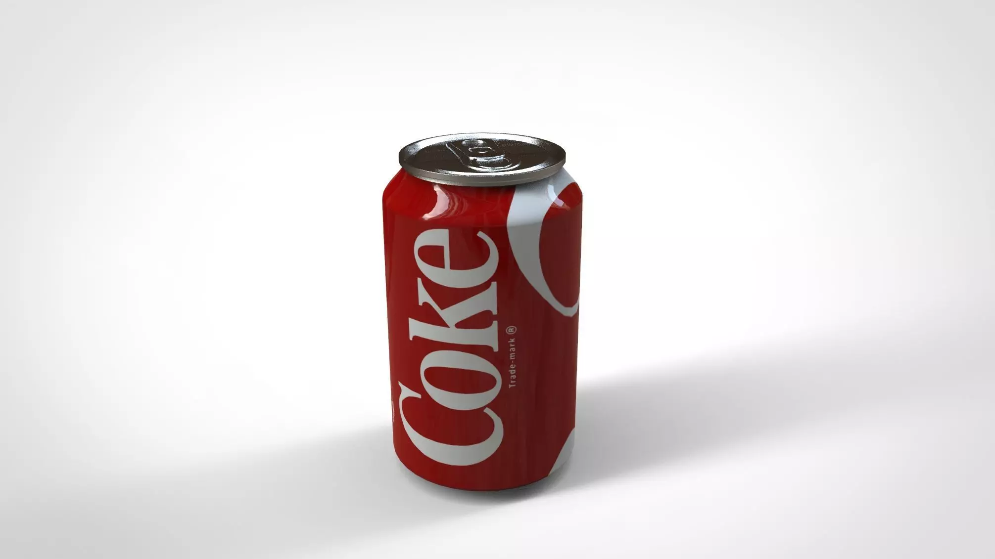 coca cola can Low-poly 3D model_0