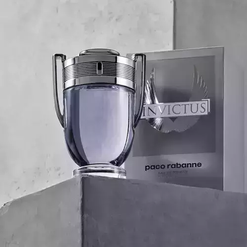 invictus perfume bottle 3D print model