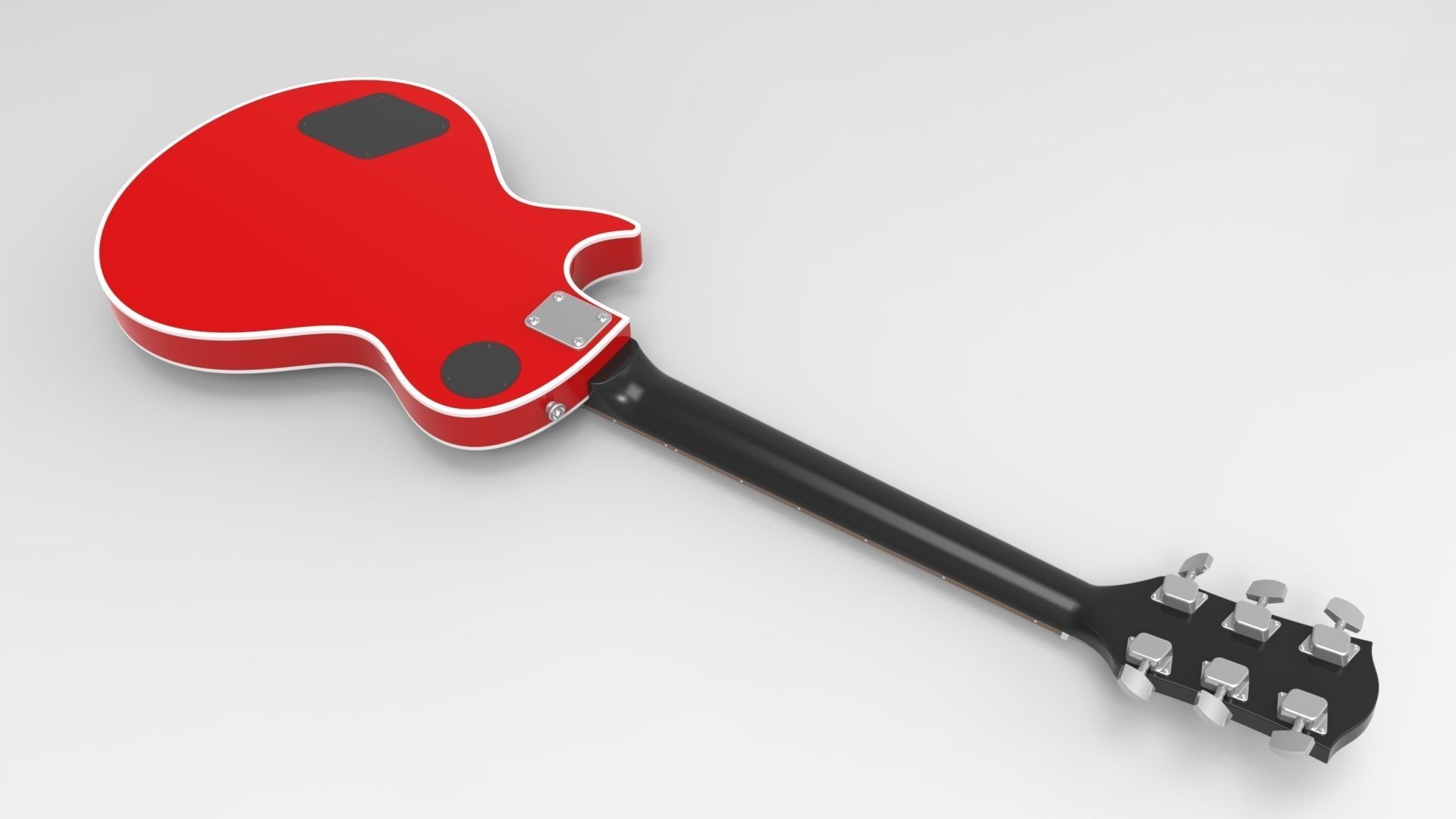 3 Guitars pack 3D model_3