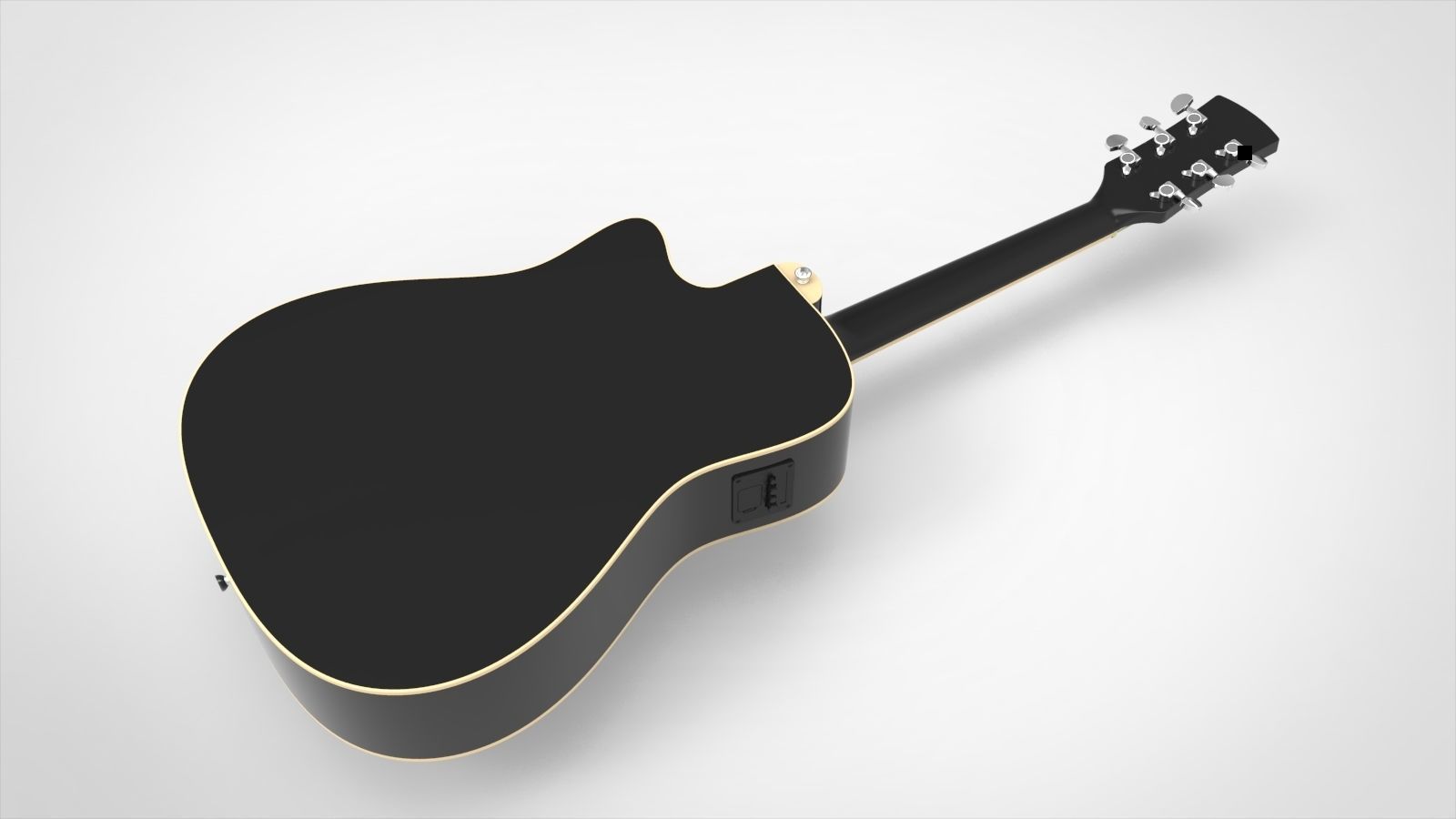 3 Guitars pack 3D model_18
