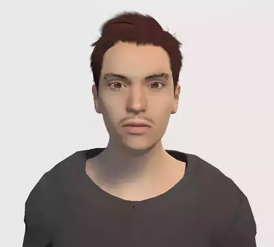 Unity Humanoid Model Male 011 Free 3D model