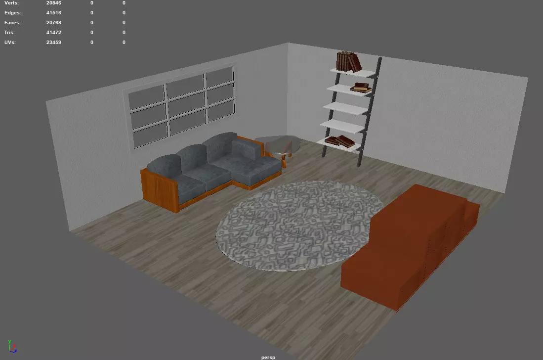 room build 3D model