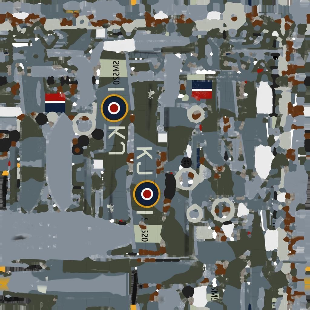 SPITFIRE TR MK9 - Rigged Low-poly 3D model_20