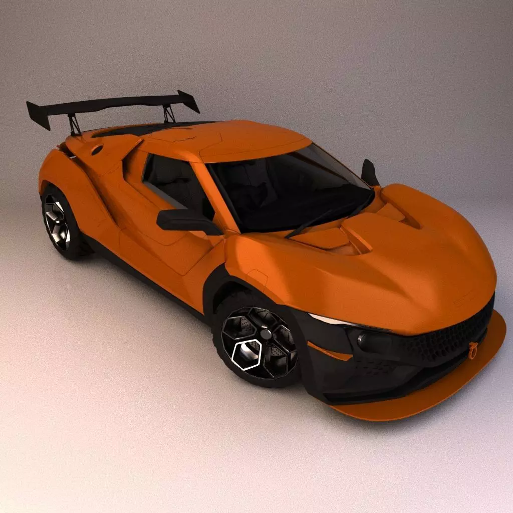 Tata Racemo concept 3D model_0